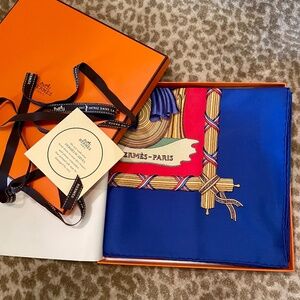 Lovely nearly new Hermes 1789 Republique Francaise scarf!